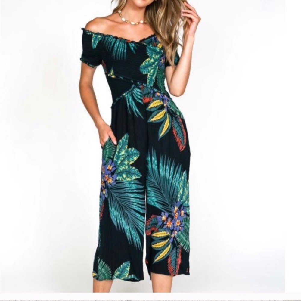 Patrons of Peace Smock Cross Tropical Jumpsuit